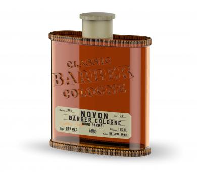 Novon Classic Barber Cologne - Red - Wood Barrel - 185ml 