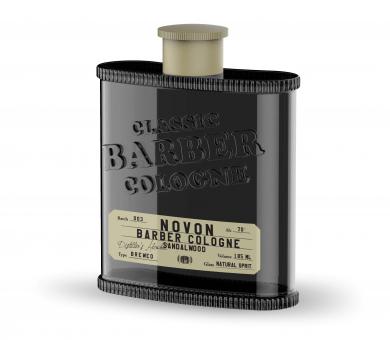Novon Classic Barber Cologne - Black - Sandalwood - 185ml 