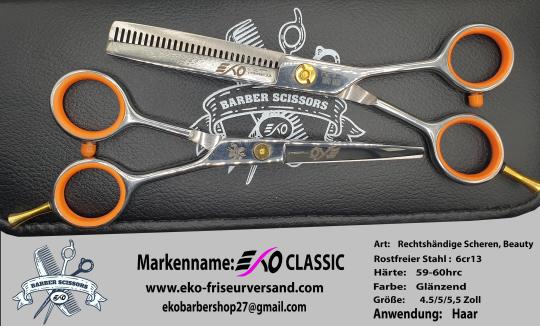 EKO  CLASSIC  Rechtshändige Scheren Set 4.5 Zoll 